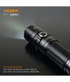 Draagbare LED zaklamp - 5000K, lichtsterkte: 4000