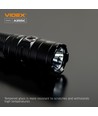 Draagbare LED zaklamp - 5000K, lichtsterkte: 4000