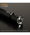 LED-zaklamp - draagbaar, 5000K, lichtsterkte 1200lm, verbruik 10W