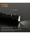 LED-zaklamp - draagbaar, 5000K, lichtsterkte 1200lm, verbruik 10W