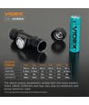 10W LED Oplaadbare hoofdlamp - 5000K, USB-C, 1200lm