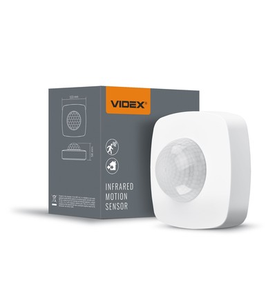 PIR bewegingsmelder en schemerschakelaar, 1200W - 360 graden, IP54, wit, bereik 8m