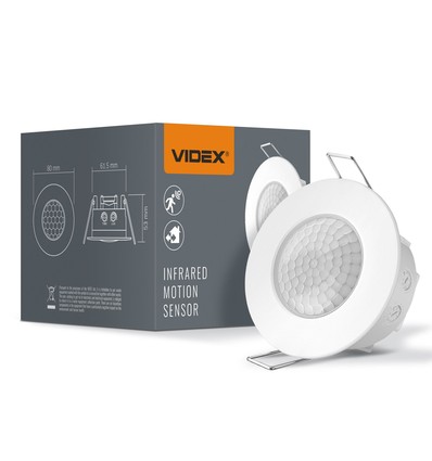 PIR bewegingsmelder en schemerschakelaar - 360 graden, IP65, 1200W, wit, bereik 8m, binnen / buiten