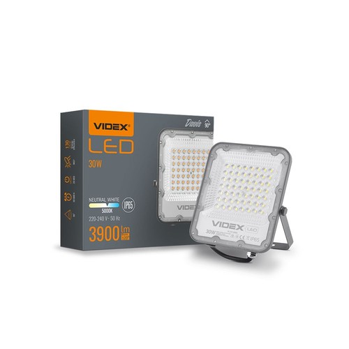 30W LED breedstraler - 130lm/W, 3900lm, IP65, 5000K, buiten, werklamp