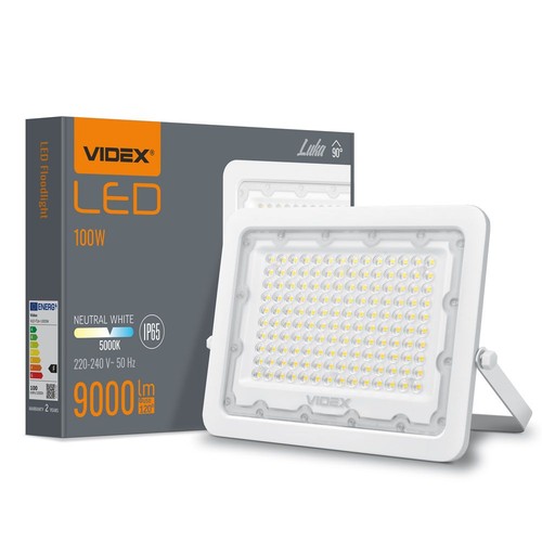 100W LED breedstraler - 5000K, IP65, IK07, 90° stralingshoek, buiten