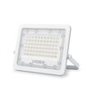 50W LED breedstraler met sensor - 4500lm, IP65, PIR bewegingssensor, buiten, wit/grijs