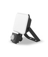 20W LED breedstraler met sensor - IP65, 5000K, zwart, buiten, bewegingssensor