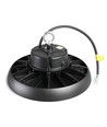100W LED High Bay, 180lm/W - IP65, 5000K, 120 graden, zwart, industrielamp