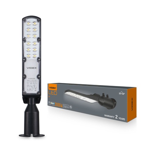 30W LED straatlamp - Ø60mm, IP65, 5000K