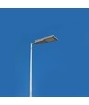 LED solar straatlantaarn - 2300 lumen, bewegingssensor, IP65