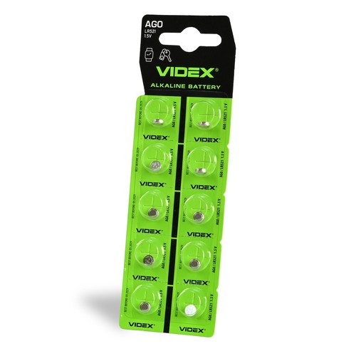 10 stuks AG0/LR521 - Alkaline batterij