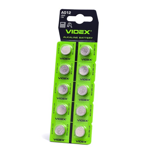 10 stuks AG12/LR43 - Alkaline batterij