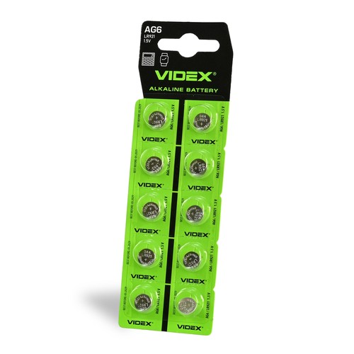 10 stuks AG6/LR921 - Alkaline batterij