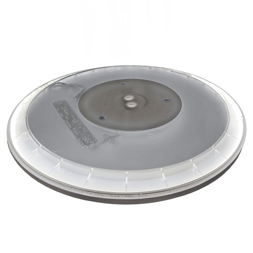 24W Nymphea Flat Duo LED plafondlamp - CCT, 130lm/W, IP54, Ø29,2cm, witte rand
