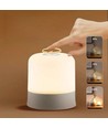 Oplaadbare LED tafellamp Binnen/buiten - Wit, touch dimbaar, 3-in-1, IP54 buiten