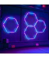 50W Hexagon RGBIC 3 panelen complete set - Incl. bluetooth controller en voeding