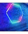 20W Hexagon RGBIC 1-vaks complete set - Incl. bluetooth controller en voeding