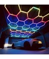 5 st. Hexagon RGBIC complete set 80W - Incl. bluetooth controller en voeding