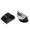 2x Solar wandlamp LED - Zwart, mooi wandeffect, buiten