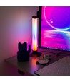 Set van 2 ambient gamer tafellampen - RGB looplicht, 360° effect, 43 cm