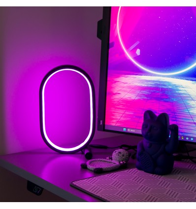 Ellipsvormige RGBIC lamp - 25 x 15 cm