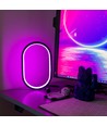 Ellipsvormige RGBIC-lamp - 25x15 cm, 10W, afstandsbediening, USB