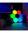 10 stuks RGBIC Hexagon Wandlampen - Set