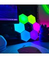 6 stuks RGBIC Hexagon Wandlampen - Wandverlichting, RGBIC
