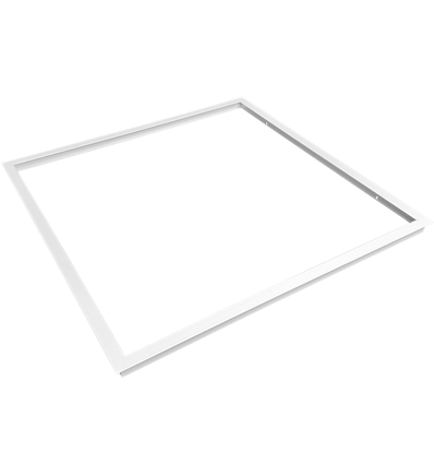 Inbouwframe voor 60x60 LED-paneel - Geleverd als geheel, past op Troldtekt zonder aanpassing, witte rand