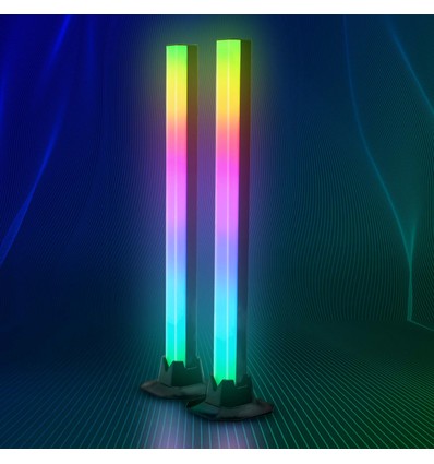2 stuks RGBIC ambient light bar - 32cm, Bluetooth