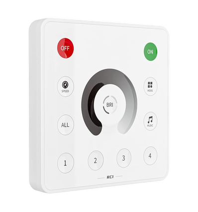 Wandgemonteerde afstandsbediening voor SPI-looplichtcontroller - 2,4 GHz