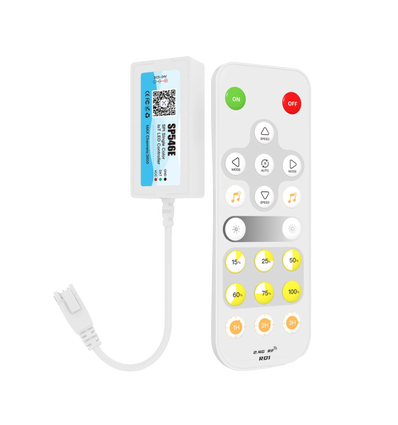 Mini-controller + afstandsbediening voor SPI-looplichtcontroller - 2,4 GHz