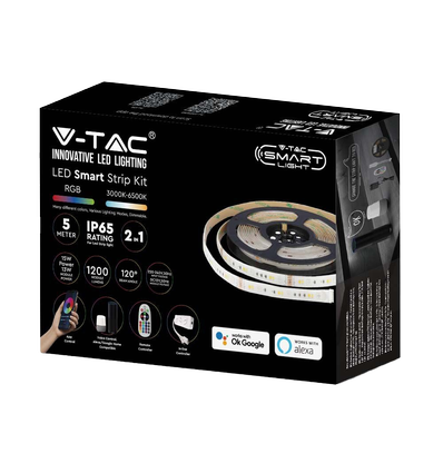 90 LED Strip Set - IP65 Stripverlichting, compatibel met Alexa, Google Home, RGB+3in1, EU-stekker