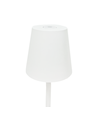 Oplaadbare LED mini tafellamp - Wit, 24cm, touch dimbaar, IP54