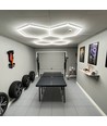 168W RA95 Hexagon LED 5 vakken complete set - Incl. stroomaansluiting