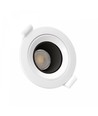 GU10 Fiale Core Deep inbouwspot - Zwart, rond, kantelbaar, low glare, zonder lichtbron