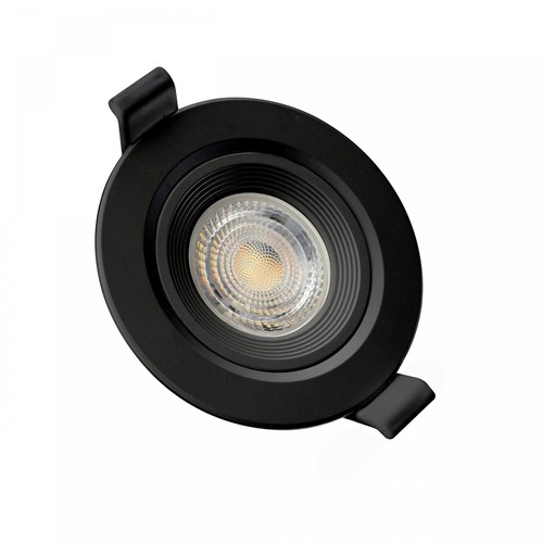 MR16 of GU10 Downlight - Zonder lichtbron en fitting, zwart, Gat: Ø7,5 cm