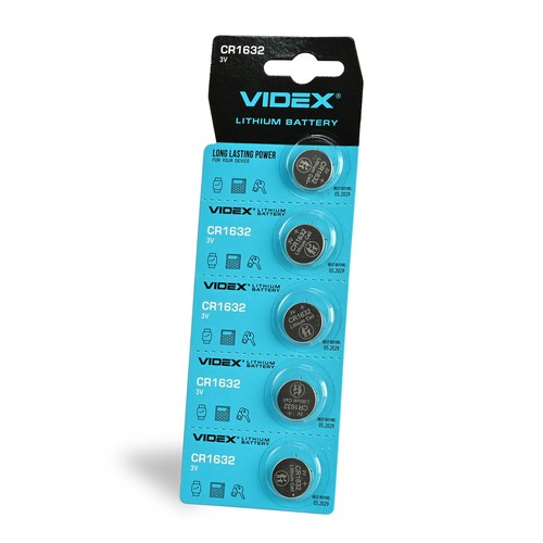 5 stuks CR1632 - Lithium batterij