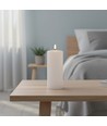 LED kaars 17,5cm, smelt-look, vlam-effect - Ø7,5cm