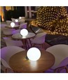 Ø20 cm RGB LED bol - Oplaadbaar, met afstandsbediening, IP66