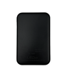 Powerbank - 5000mAh, zwart, compleet met kabel