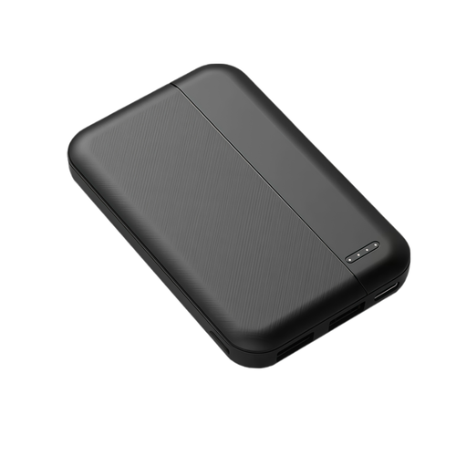 Powerbank - 5000mAh, zwart