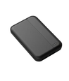 Powerbank - 5000mAh, zwart, compleet met kabel