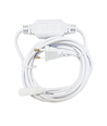3 m snoer voor 230V LED strip Neon COB - 3 meter kabel, Incl. eindkap, 230V