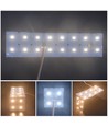 25x25 cm 15W opvouwbaar CCT LED-paneel RA95 - 24V DC, IP20