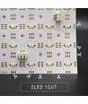 25x25 cm 15W opvouwbaar CCT LED-paneel RA95 - 24V DC, IP20
