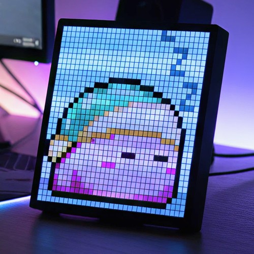 32x32 Pixel Art Display - Bluetooth-app, 5V USB, 20x20cm, 10W