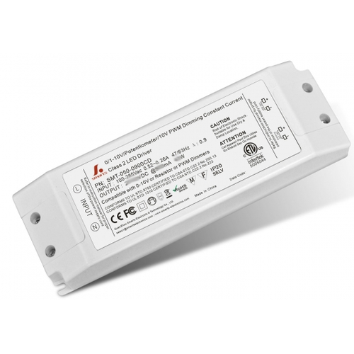 40W / 800mA 1-10V dimbare driver voor LED-paneel - 30-50V, met 1-10V signaalinterface