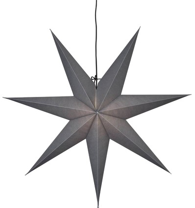 Outlet: EGLO OZEN papieren kerstster - grijs