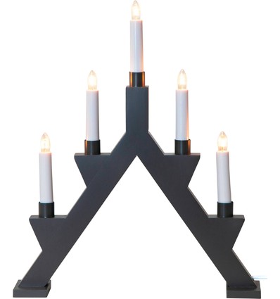 EGLO ZACK 5-ARMET JULE LYSESTAGE I ANTRACIT